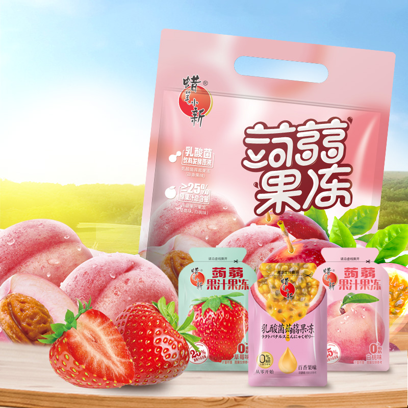 蜡笔小新1.1kg蒟蒻果冻