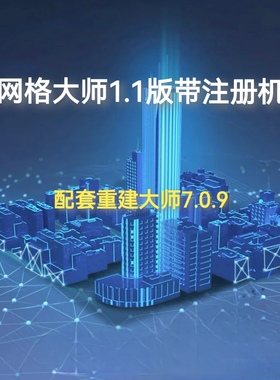 网格大师V1.1.0.218重建大师709配套软件新版本认证服务
