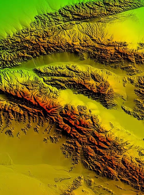 全球30米分辨率DEM数据去除建筑物森林FABDEM_V1-2裸露的地表高程