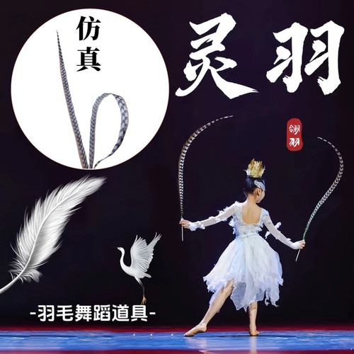 仿真翎毛头饰京剧翎子头饰俏花旦头饰孙悟空表演羽毛道具