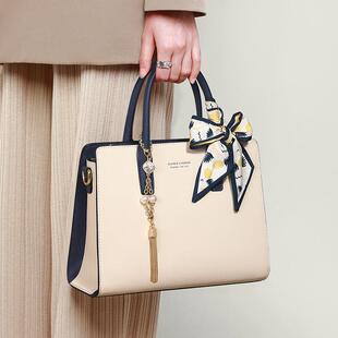 日本包包女新款妈妈包上班手提包小众真皮高级质感大容量斜挎包