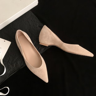 内增高浅口单鞋 极简风气质浅口百搭时尚 韩式 4cm STAR