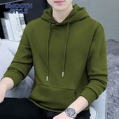 连帽卫衣男春秋款 带帽衣服男秋冬季 加绒加厚2025新款 潮牌重磅美式