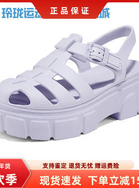 斯凯奇夏季新品女外穿轻质休闲果冻罗马鞋时尚百搭高跟凉鞋111617