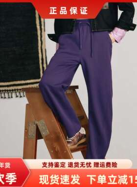 斯凯奇香蕉裤秋女卫裤休闲运动加绒保暖宽松弯刀裤柔软L425W074