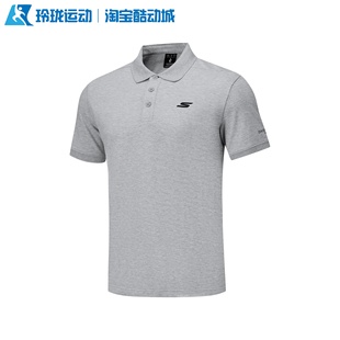 P325M041 Skechers斯凯奇新款 男装 舒适运动透气针织短袖 POLO衫