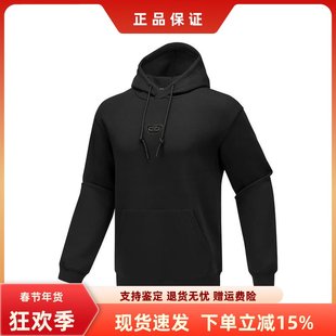 Skechers斯凯奇秋季 休闲运动针织连帽套头男卫衣P425M069 新款