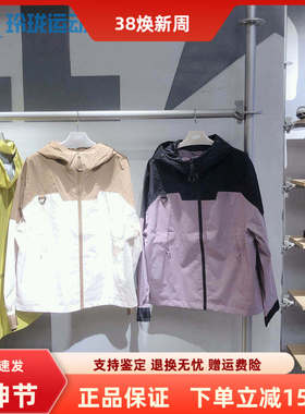 斯凯奇新款秋冬新款女士登山徒步郊游防风防水冲锋衣外套P325W122