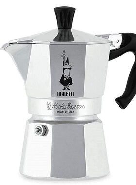 意大利产比乐蒂Bialetti摩卡壶咖啡壶 直火 Moka Express 3 杯