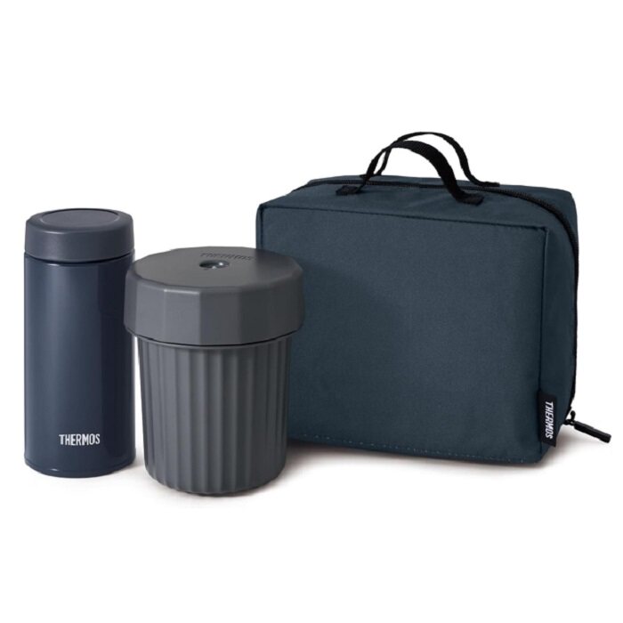 日本THERMOS/膳魔师便当盒 饭菜汤多重保温饭盒大容量 825ml