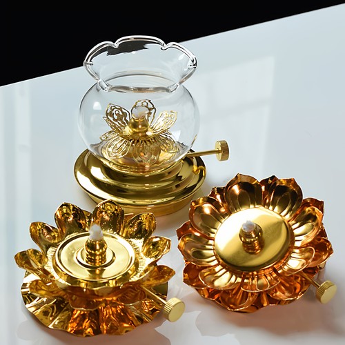 合金调节灯头可调光莲花灯架