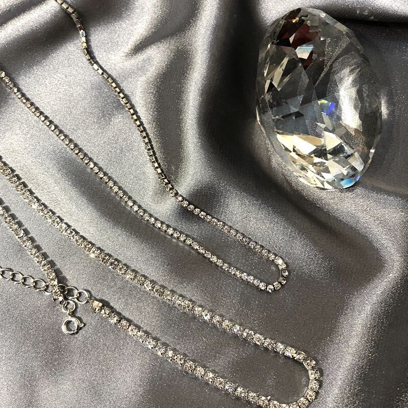 European and American custom Bella Hadid Same item Versatile Twinkle Rhinestone choker Necklace clavicle A collar for a horsein the Accessories/Fashion Jewelry, Necklace  category - from Buy2taobao.com to provide professional Taobao agent buy service