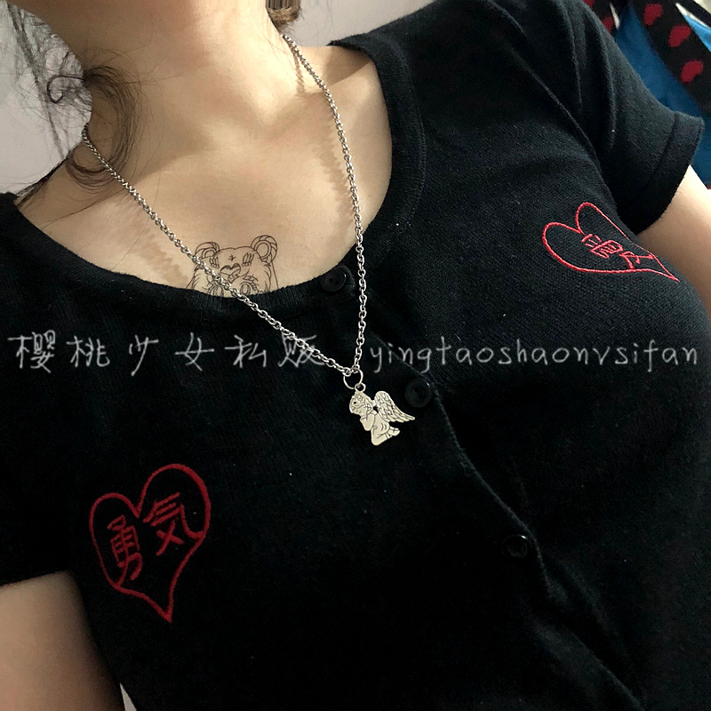 ÈÕº«ÔËÞvintage¸´¹Å¼òÔ¼³á°òÆíµ»ÌìʹÍÞÍÞÏîÁ´insͬ¿î¾±Á´Ëø¹ÇÁ´