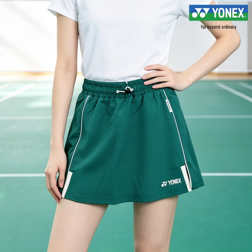 26新款YONEX/尤尼克斯短裙羽毛球裙女款运动短裙环保系列26235CR