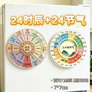 【二十四节气冰箱贴】知识小科普好寓意亚克力冰箱贴磁吸送朋友贴