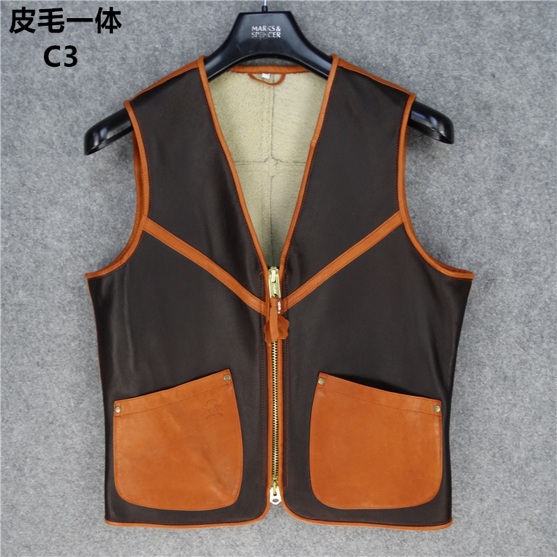 胎羊土耳其超薄男款显瘦保暖马甲