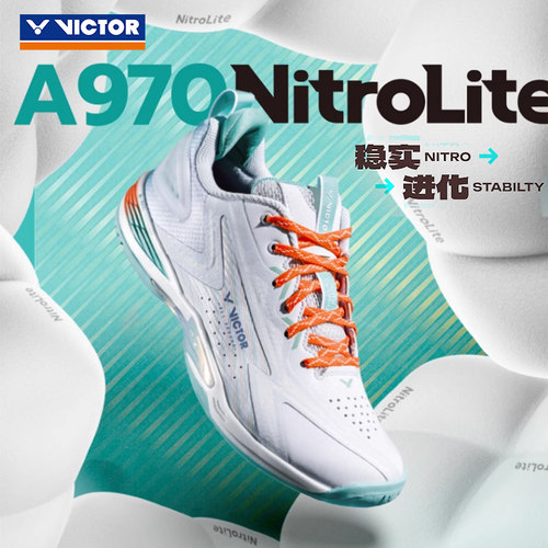2025victor胜利羽毛球鞋A970NL新色威克多李梓嘉专属男款女专业款