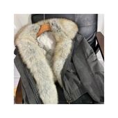 休闲加绒冬季 超大狐狸毛领羽绒派克服女款 90白鹅绒时尚 6921