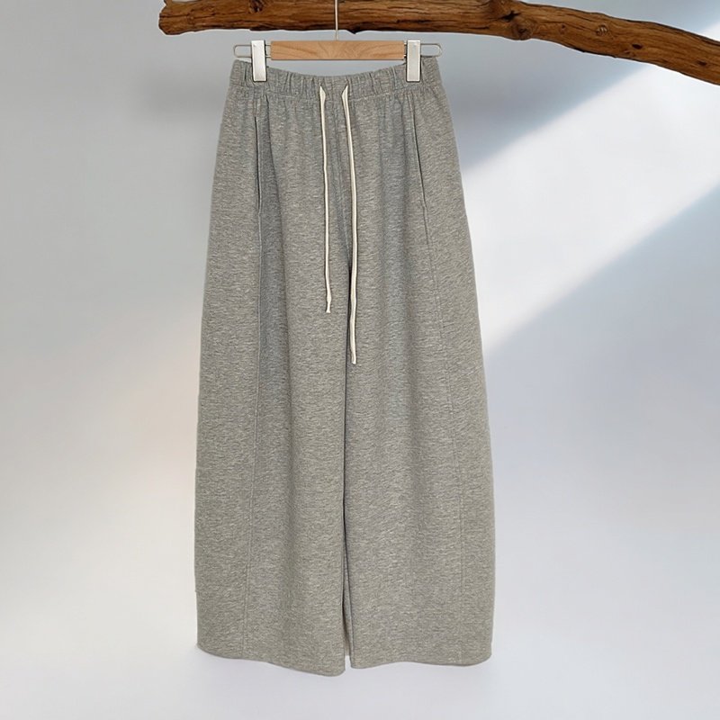 百搭休闲运动阔腿弯刀女裤秋冬新款,女装/女士精品,休闲裤,淘宝优惠券,粉丝福利购,淘宝优惠卷