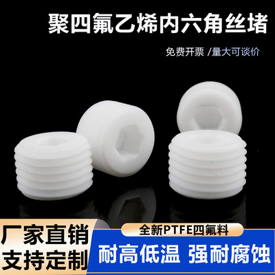 聚四氟乙烯内六角凹端紧定螺丝