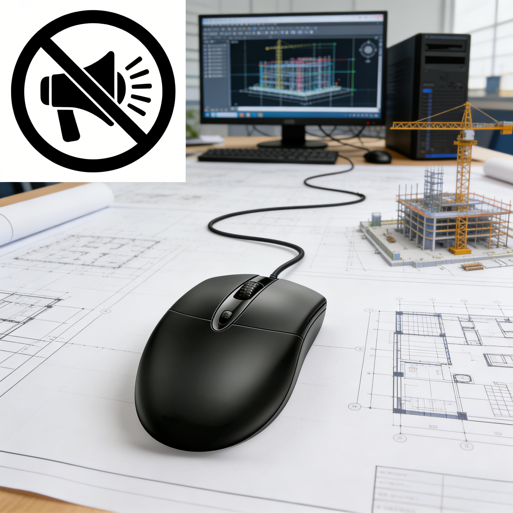 静音USB有线大手鼠标2/3/5米