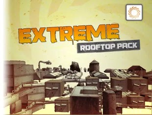 Rooftops Extreme Pack u3d模型 屋顶模型