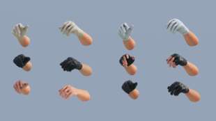 UE4 虚幻4模型 手套模型 Animated Modern Civilian Hands Pack