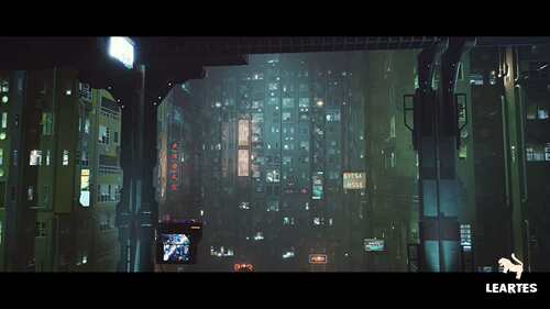 UE4 虚幻4场景 赛博朋克未来城 Cyberpunk Environment Megapack