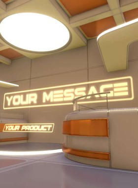 U3D模型 科幻科技展厅室内场景 Showroom Level Kit Vol v3 1.2