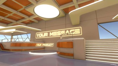 U3D模型 科幻科技展厅室内场景 Showroom Level Kit Vol v3 1.2