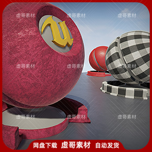 UE4材质 09 Cloth Materials 常用多种衣服布料材质