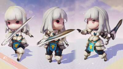 UE4 虚幻4资源 二次元风格林珍娜Nana 4.19-4.25