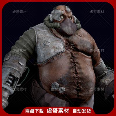 UE4UE5角色 Apocalypse Fatman 丧失末日憎恶屠夫虚电锯狂人怪物