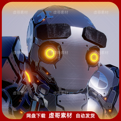 UE4UE5机器人模型 Crash Test Robot Dummy 机器人角色模型