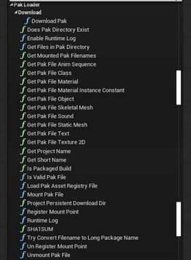 [UE4插件] 下载读取插件 Pak Loader Plugin 4.23 - 4.27