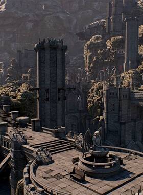 UE4 虚幻4场景 无限之刃草地 Infinity Blade Grass Lands