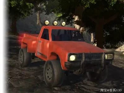 越野皮卡模型带动画 u3d模型 Offroad Pickup 1.2