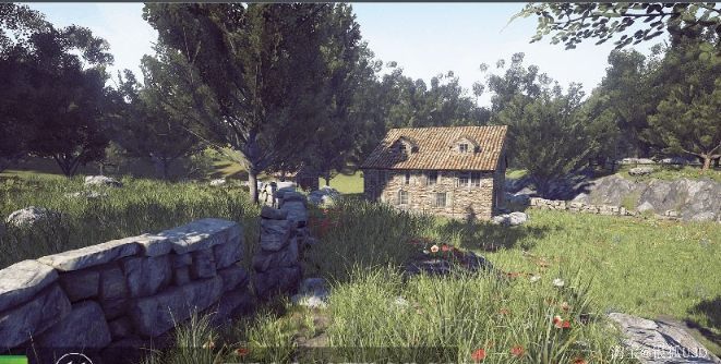 ue4 虚幻4 country side 4.16 乡村场景