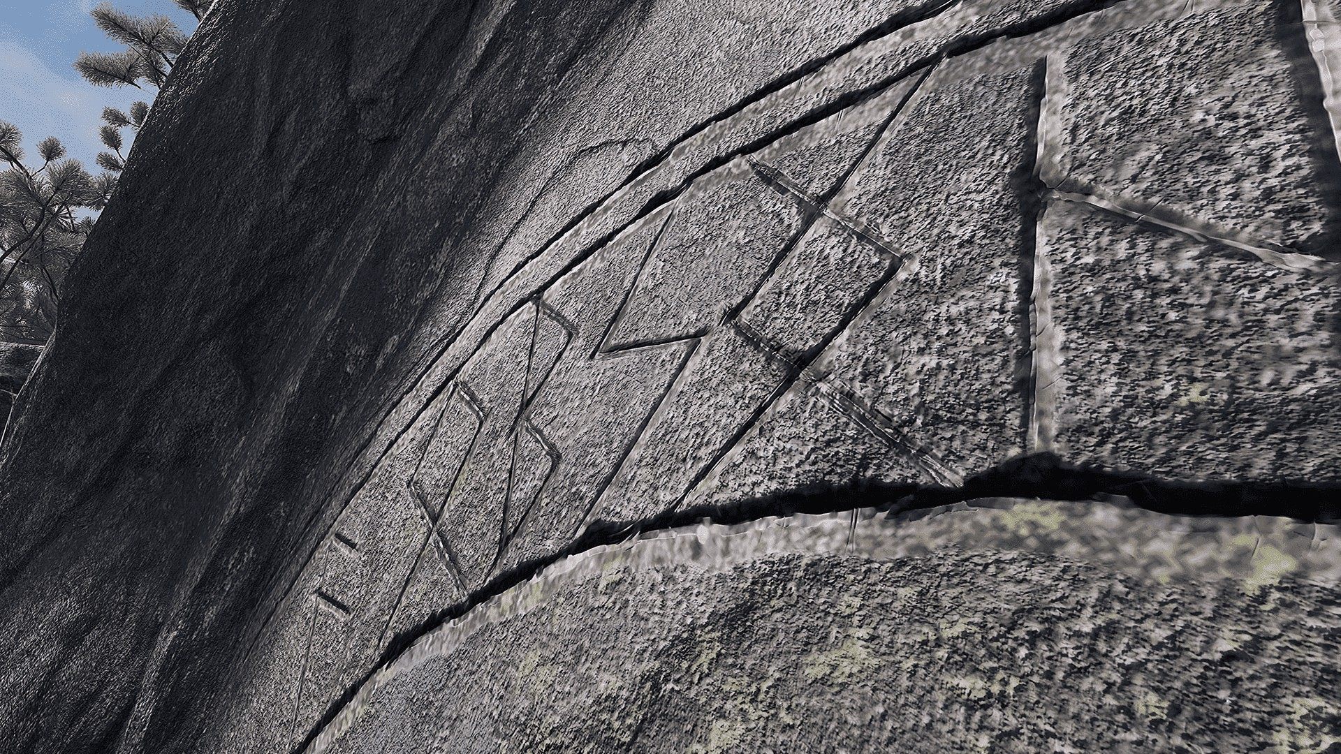 ue4 虚幻4runic alphabet normal decals 自定义符文字母雕刻组合