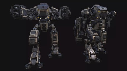 U3D机器人4K模型 PBR Modular Mechs v3 v3.0