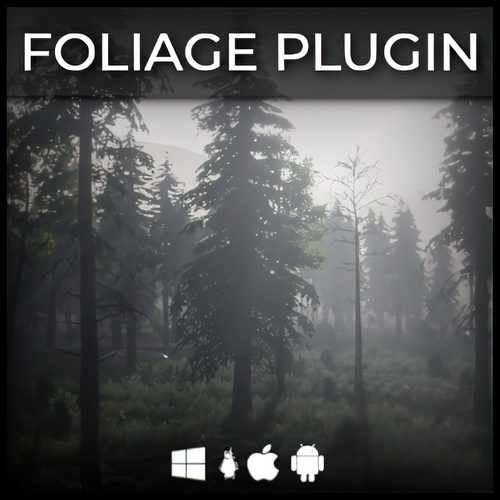 UE5插件 Foliage Plugin 1.7 植被转换为可交互对象插件