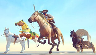 U3D资源 马动画模型 Horse Animset Pro