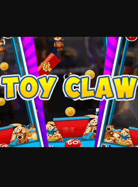 U3D 街机主题抓娃娃机益智小游戏源码 Toy Claw Trending Game
