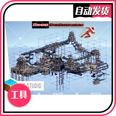 U3D建模工具 Mesh Combine Studio 2 v2.997 自动网格合并器