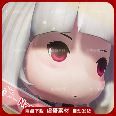 UE4UE5角色模型 Nana Q版卡通女骑士人物角色模型