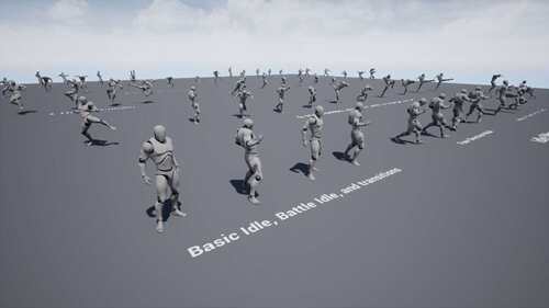 UE4 虚幻4资源 打拳动作 Stylish Action Combat Animation Pack