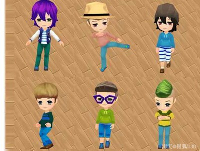 U3D模型 Boy Character Customization Set人物模型 v1.0.0