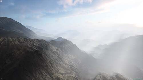 UE4 虚幻4 死山景观2.0 Dead Hills Landscape v2.0