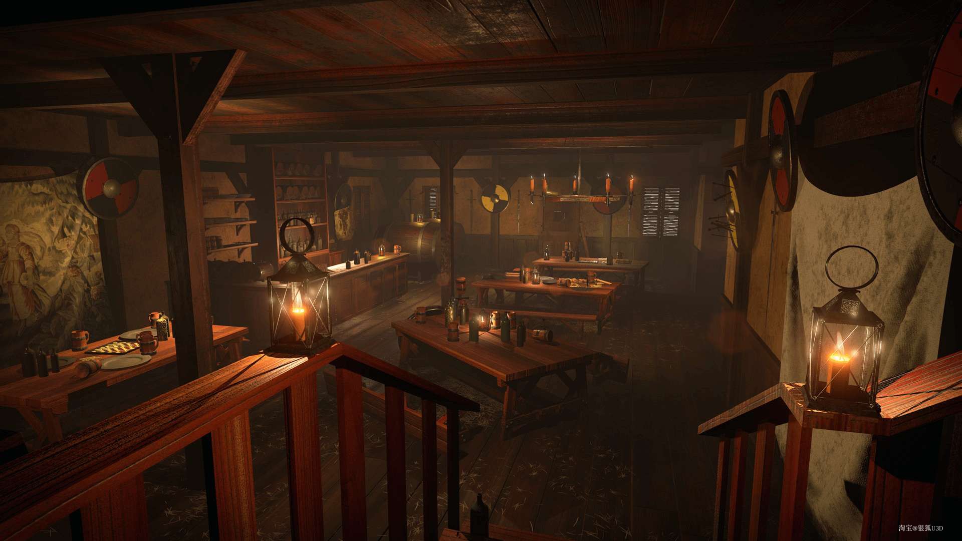 UE4 虚幻4 Medieval Fantasy Tavern 4.19