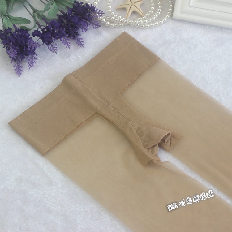 美尔丝连裤袜正品8d超薄宽边低腰T字档丝袜 透明无痕裆满包邮